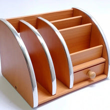 Executive Office Wooden Pen and Stationary Holder
