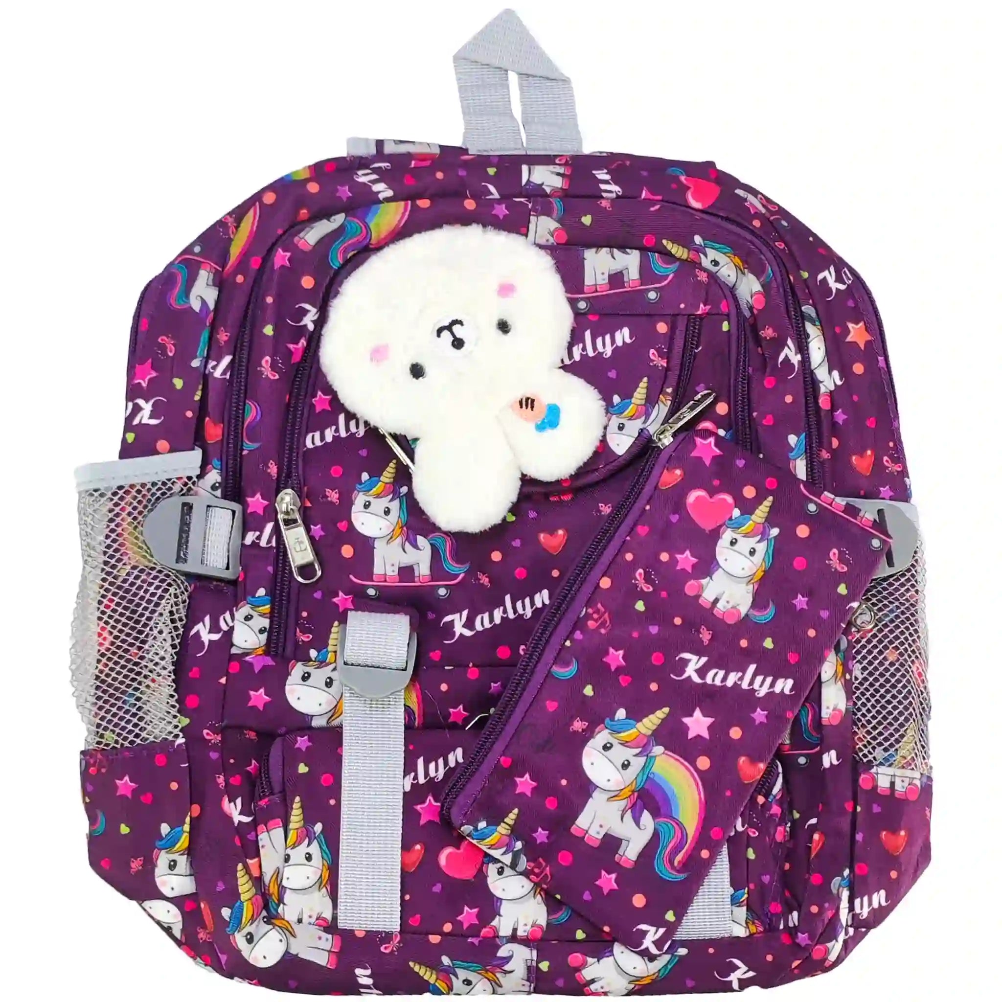 Fashion Print Teddy Bear backpack - Saleemi Book Depot in pakistan