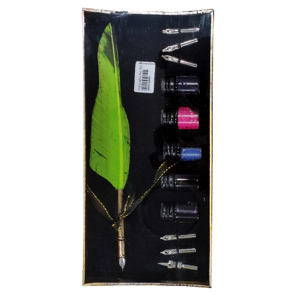 Feather Calligraphy Pen Set 12pcs - Saleemi Book Depot in pakistan