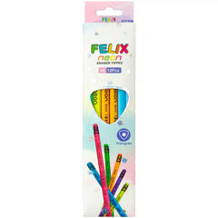 Felix Neon Eraser Tipped Pencil Art 604 - Saleemi Book Depot 