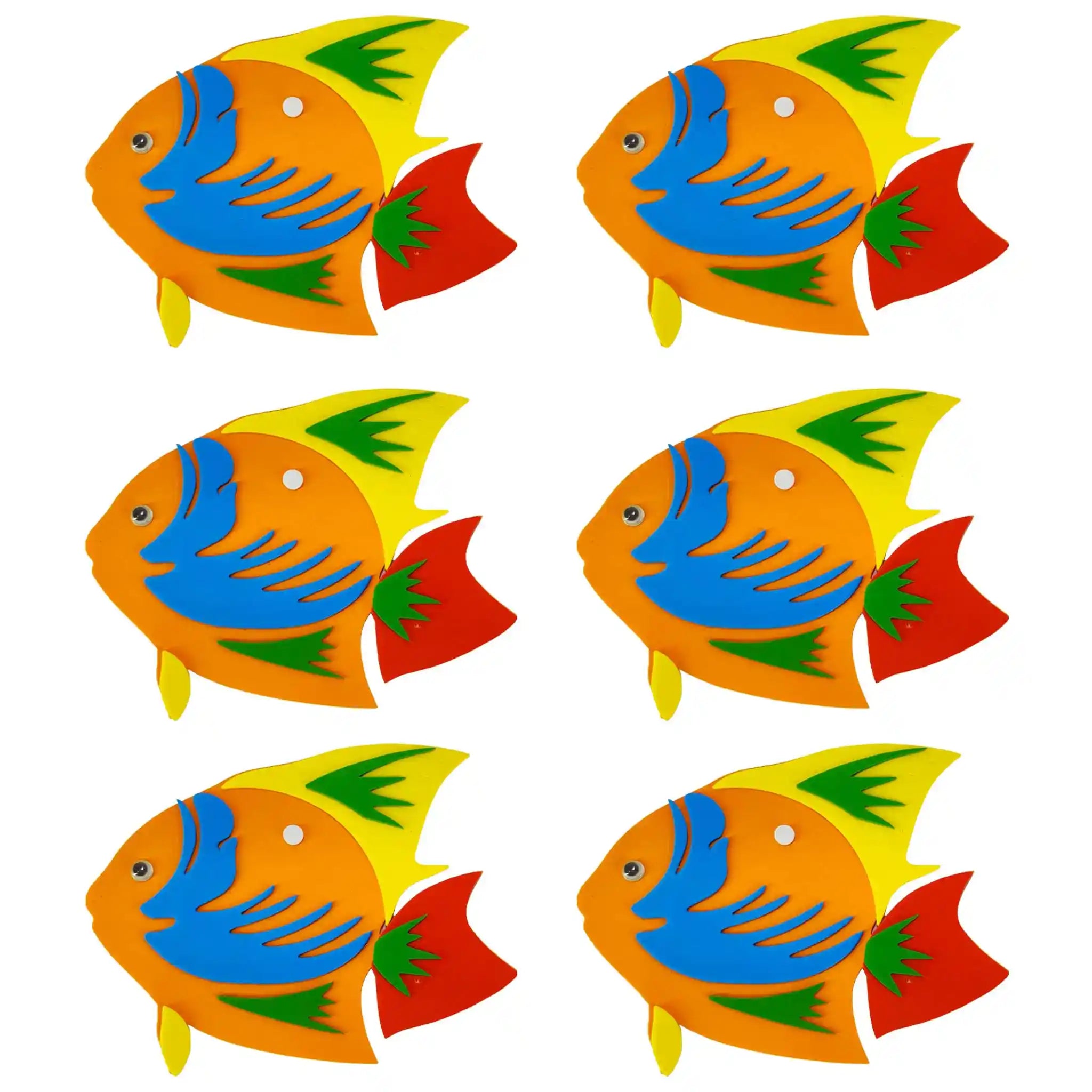 Fish Shape Fomic Sheet Stickers - Saleemi Book Depot in pakistan