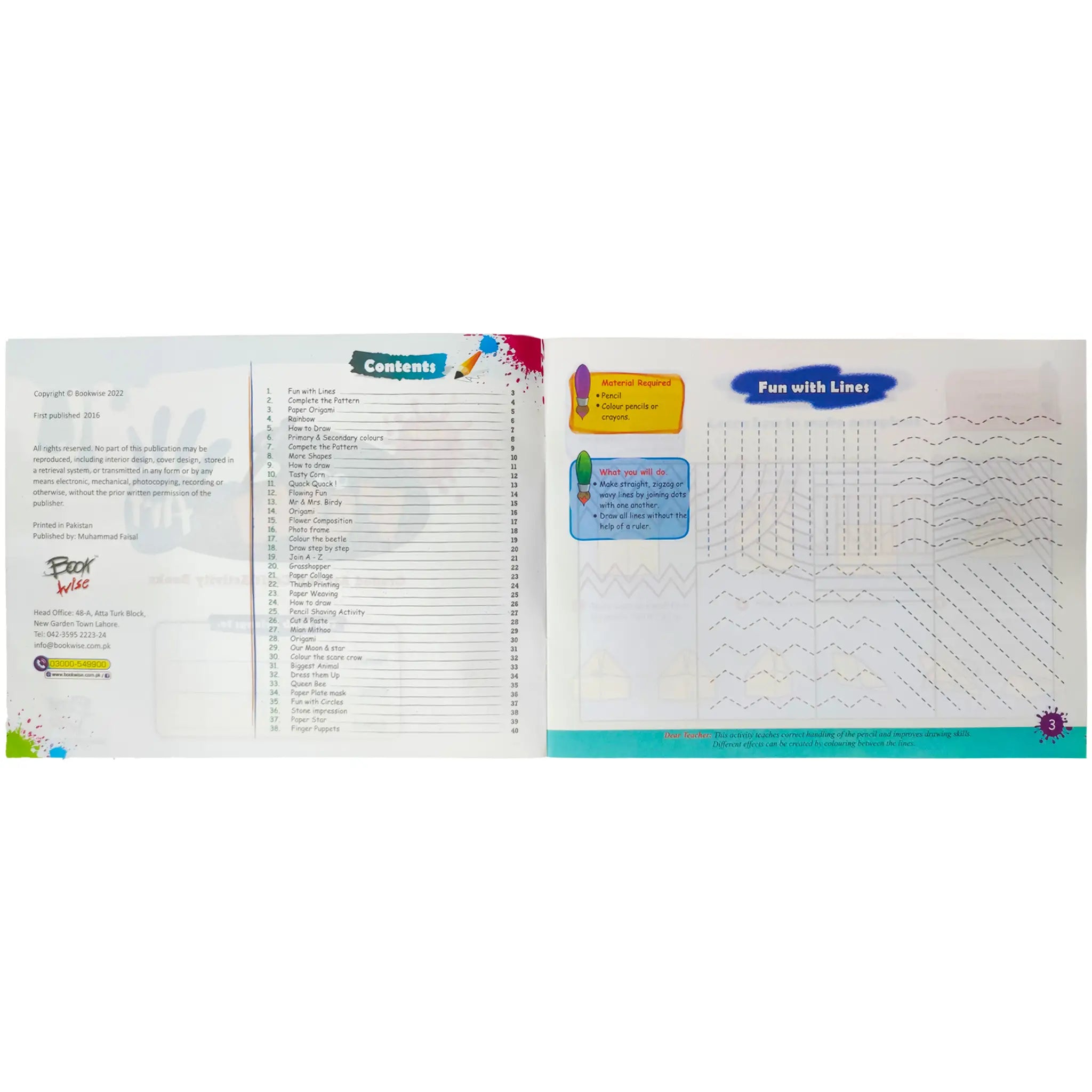 Fun ART Book 1 Book Wise