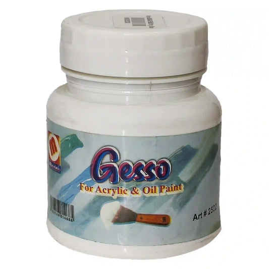 Gesso Painting Base for Acrylic and Oil Paint - Saleemi Book Depot 