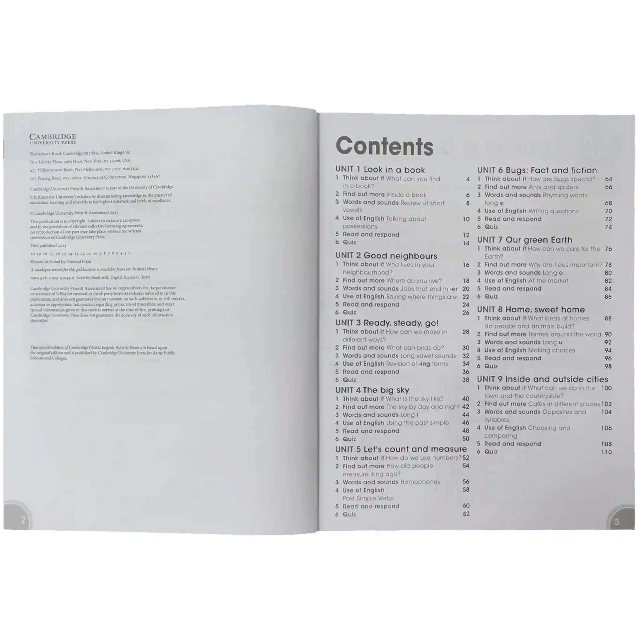 Global English 2 Activity 3rd Edition APS Cambridge - Saleemi Book Depot 