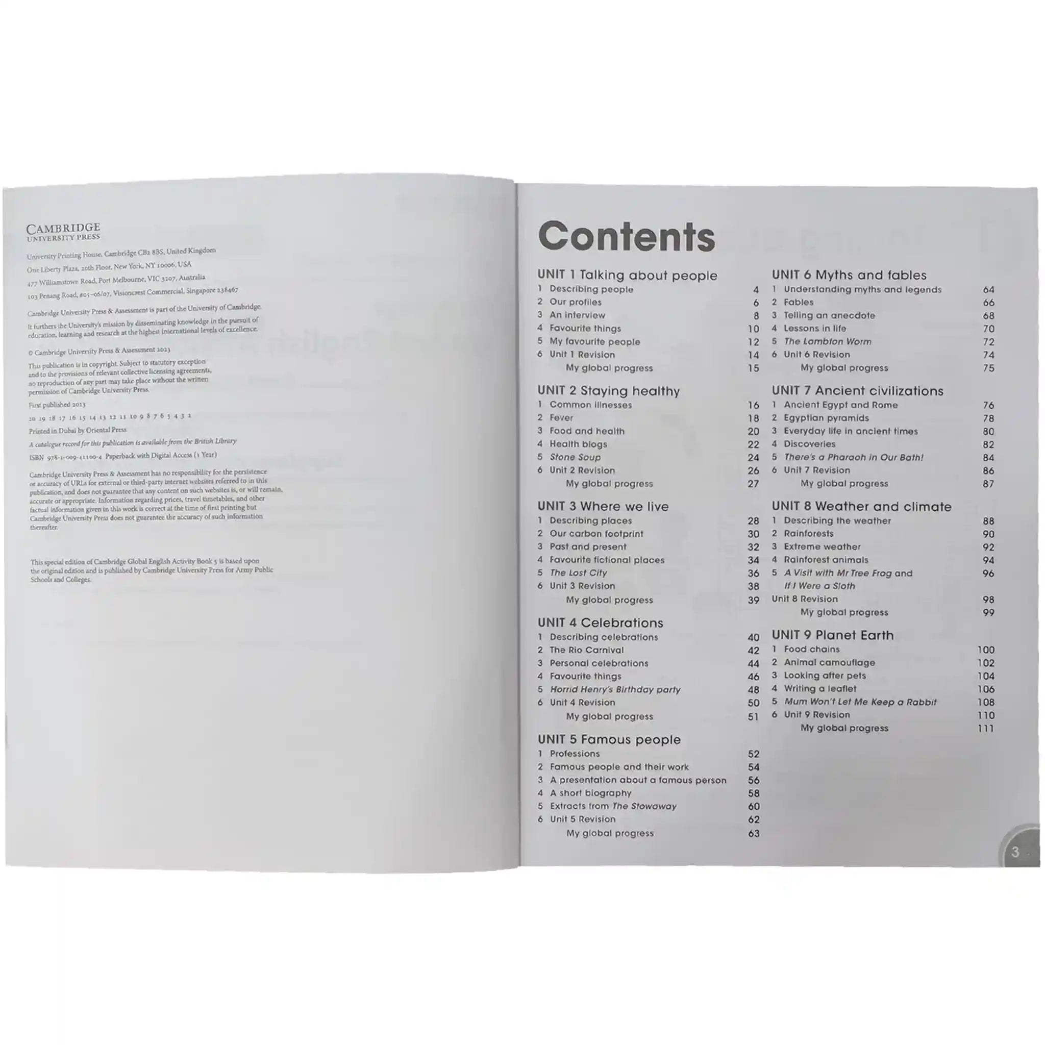 Global English 5 Activity 3rd edition APS Cambridge - Saleemi Book Depot 