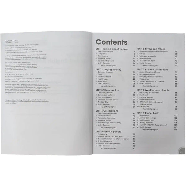 Global English 5 Activity 3rd edition APS Cambridge