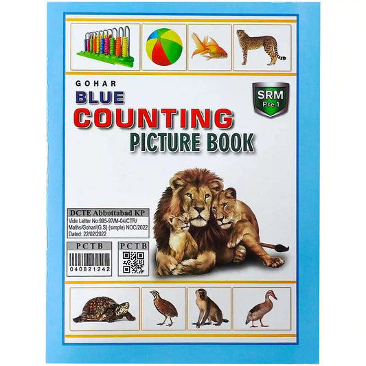 Gohar Blue Counting Picture Book - Saleemi Book Depot 