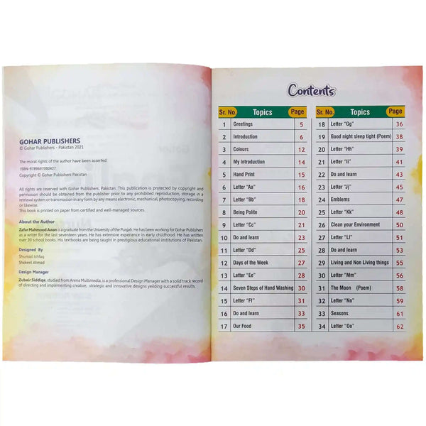Gohar English Nursery SNC 2020 - Saleemi Book Depot 