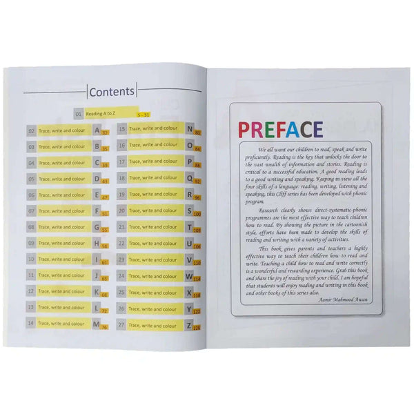Gohar English PlayGroup Cliff Capitall Letters - Saleemi Book Depot 