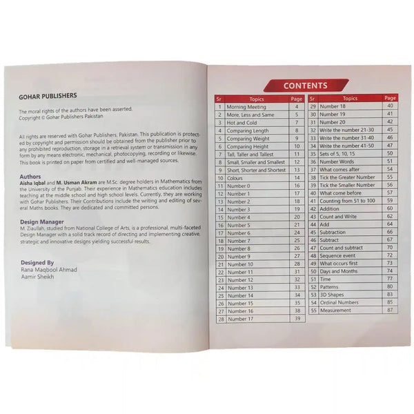Gohar Skill Up Math Prep - Saleemi Book Depot 