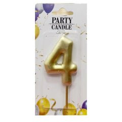 Golden Birthday Cake Age Topper Candle - Saleemi Book Depot in pakistan