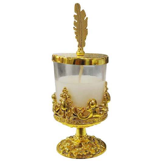 Golden Leaf plastic candlelebra - Saleemi Book Depot in pakistan