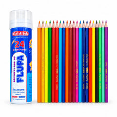 Goldfish Flupa Colour Pencils 24-piece jar set