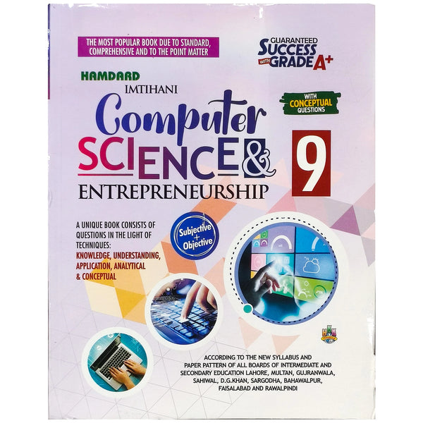 Hamdard Imtihani Computer Science&Entepreneurship Guide 10EM IE907 - Saleemi Book Depot 