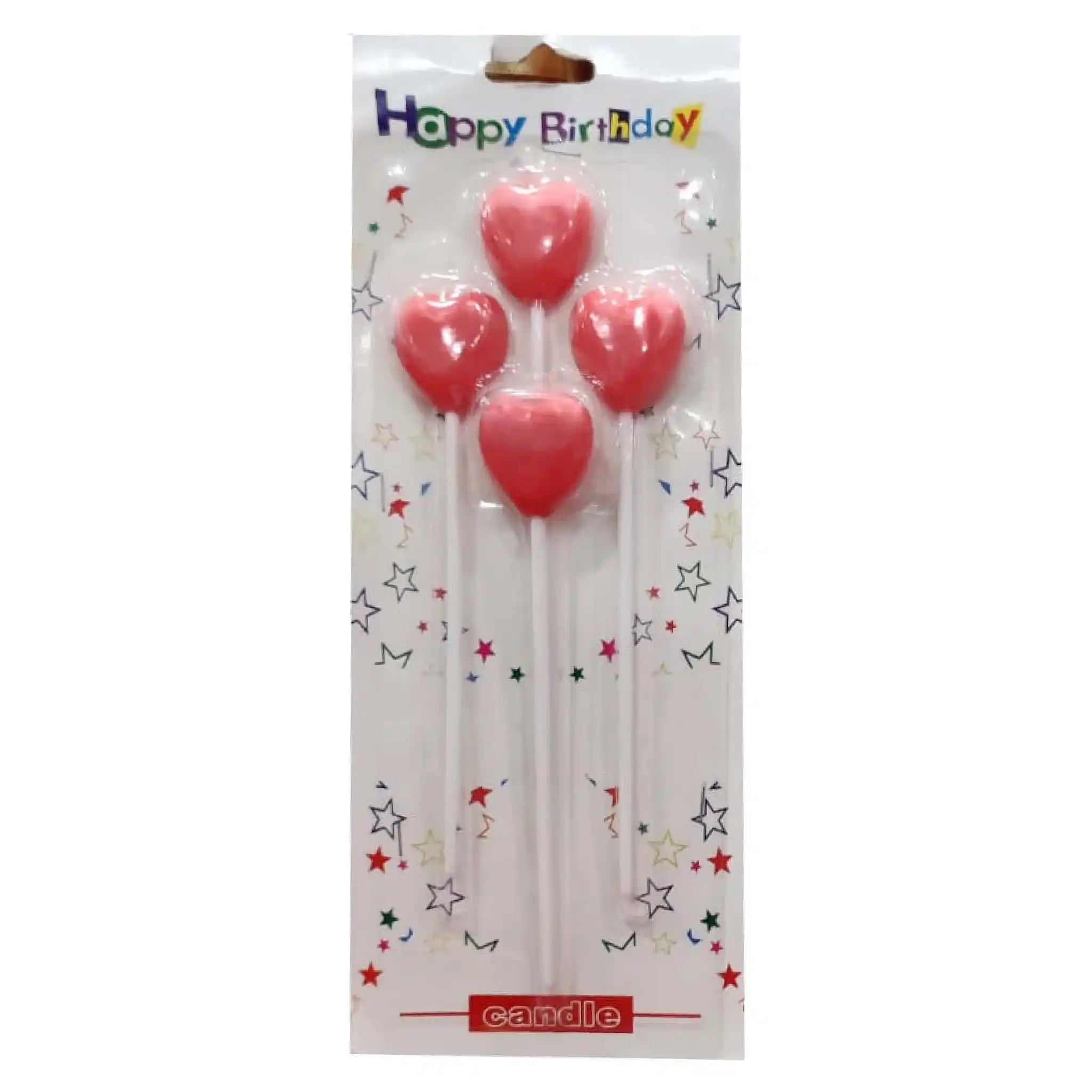 Happy Birthday Heart And Star Candles - Saleemi Book Depot in pakistan