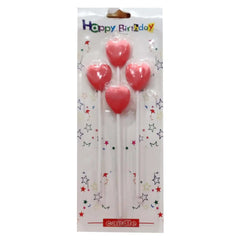 Happy Birthday Heart And Star Candles - Saleemi Book Depot in pakistan