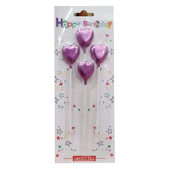 Happy Birthday Heart And Star Candles - Saleemi Book Depot in pakistan