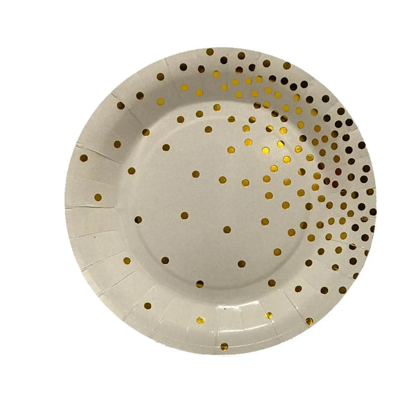 Happy birthday printed disposable plates 10pcs Pack