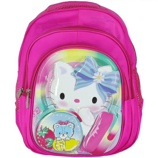 Hello Kitty Themed 3D School Bag - Saleemi Book Depot in pakistan