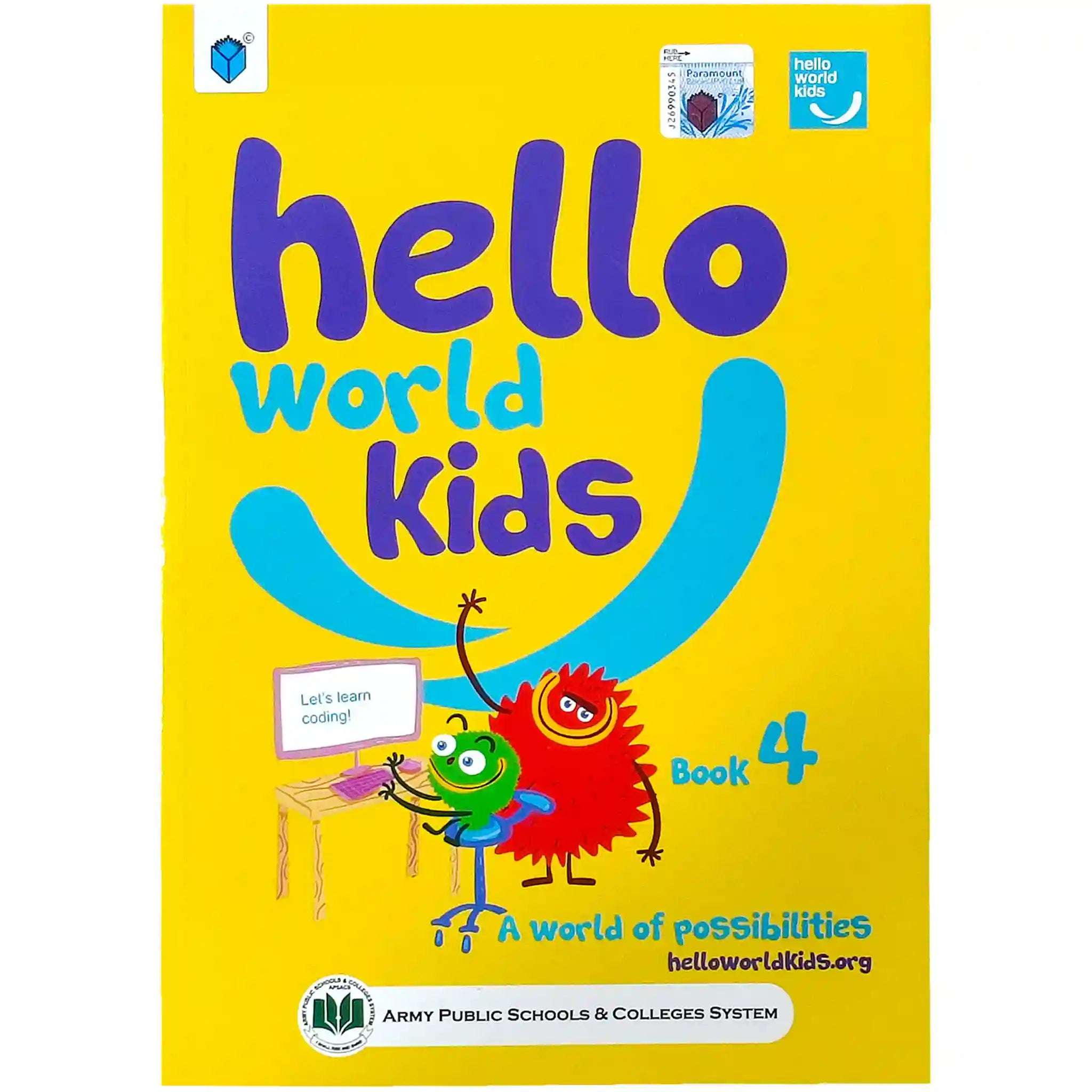 Hello World Kids Book 4 APS - Saleemi Book Depot 