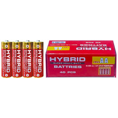 Hybrid Extra Heavy Duty Batteries R6 AA 1.5v 4Pc Pack - Saleemi Book Depot in pakistan