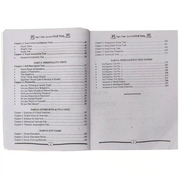 ISSB Tests Book by Dogar Brothers - Saleemi Book Depot in pakistan