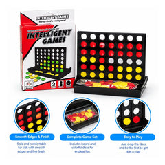 Intelligent Games Four in a Row Connect 4 style educational board game set
