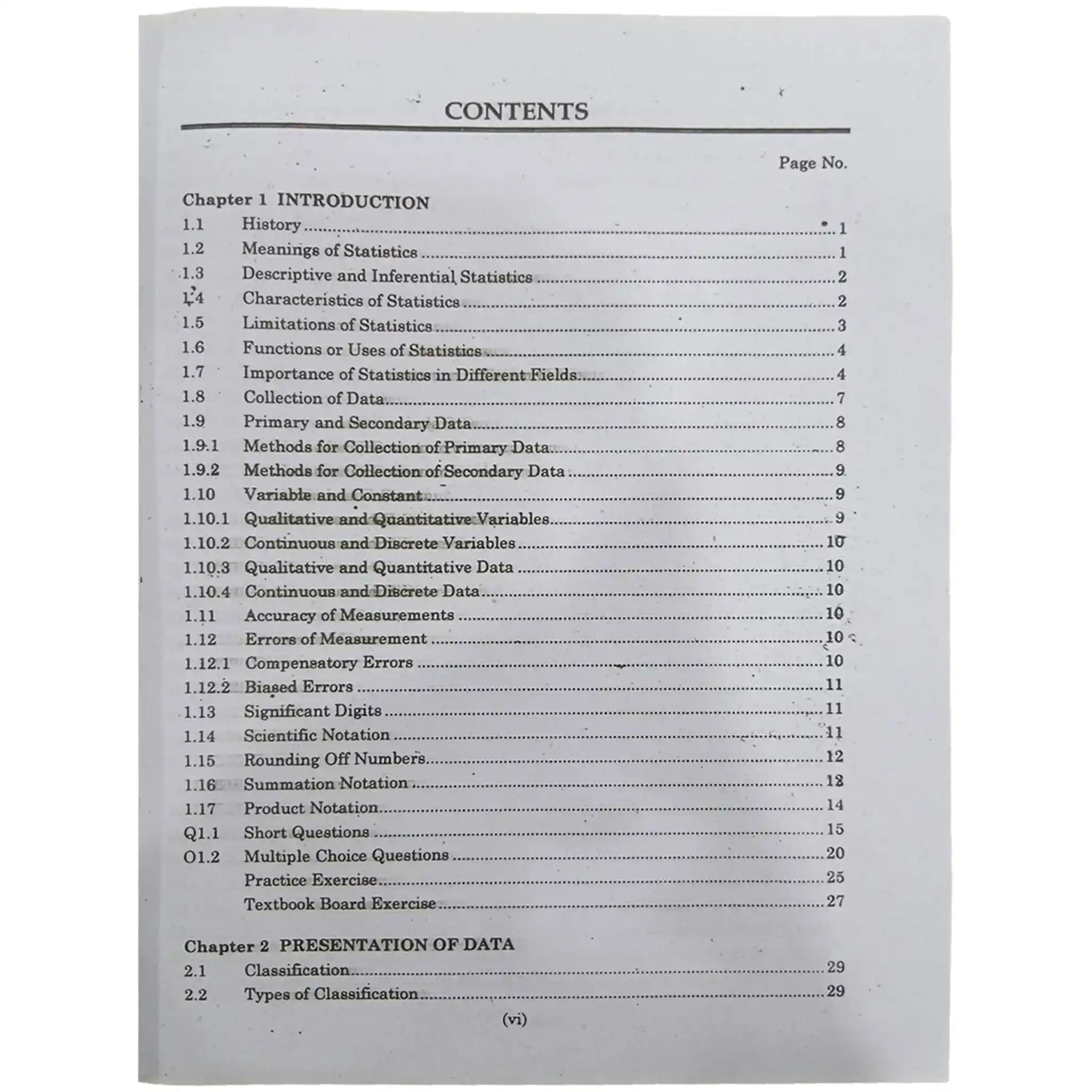 Introduction To Statistics Subjective + Objective + Practicals Part 1 Carvan
