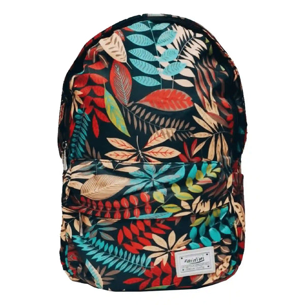 Jungle Leaf Abstract Backpack - Saleemi Book Depot in pakistan