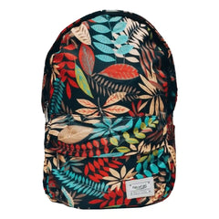 Jungle Leaf Abstract Backpack - Saleemi Book Depot in pakistan