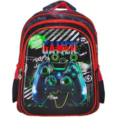 Junior Gamer Print Backpack - Saleemi Book Depot 