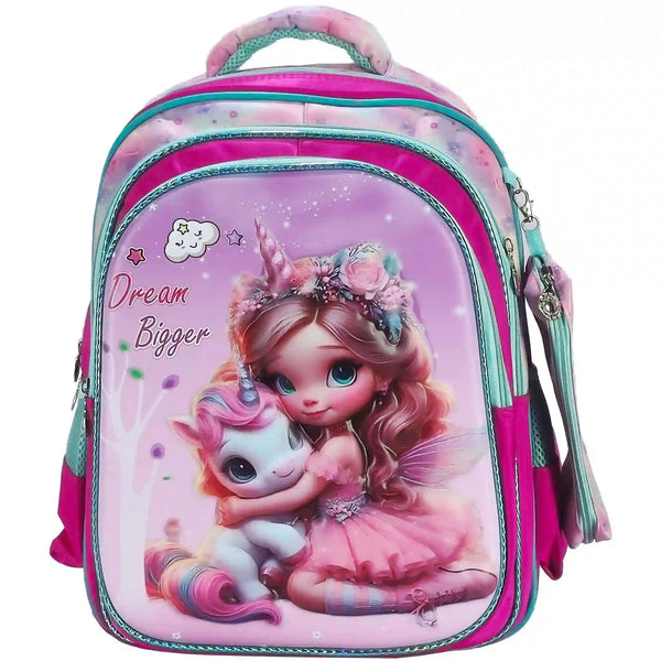 Juniors Graphic Print Backpack - Saleemi Book Depot 