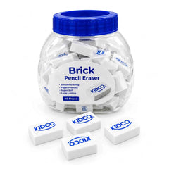 KIDCO Brick Pencil Erasers 40Pcs Box