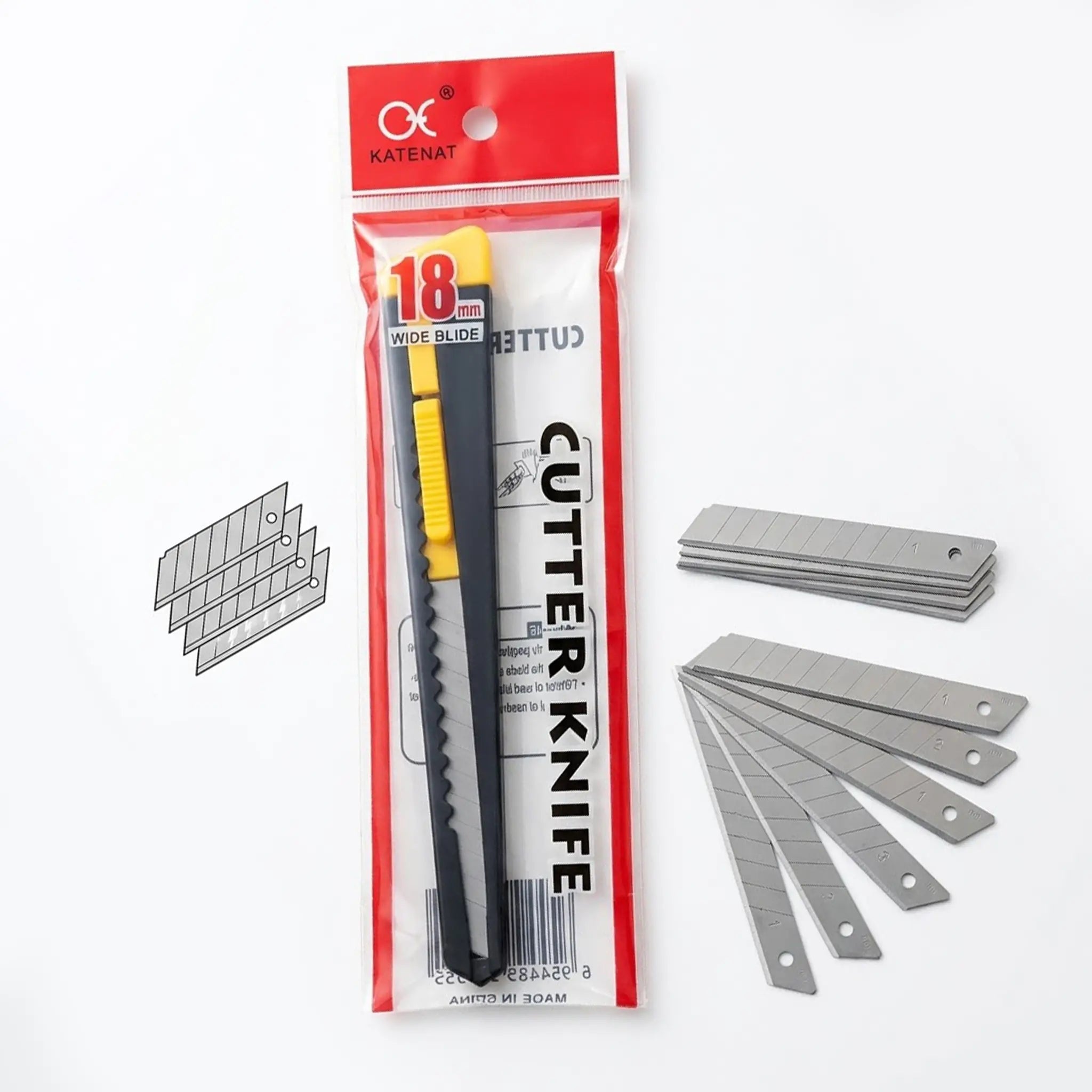 Katenat 18mm Wide Slide Cutter Knife - Saleemi Book Depot in pakistan