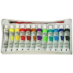 Keep Smiling Acrylic Colours 12pcs Pack 12ml Tube - Saleemi Book Depot in pakistan