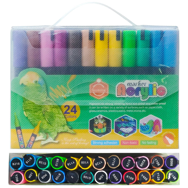 Keep Smiling Acrylic Marker AP1024 24Pcs - Saleemi Book Depot 
