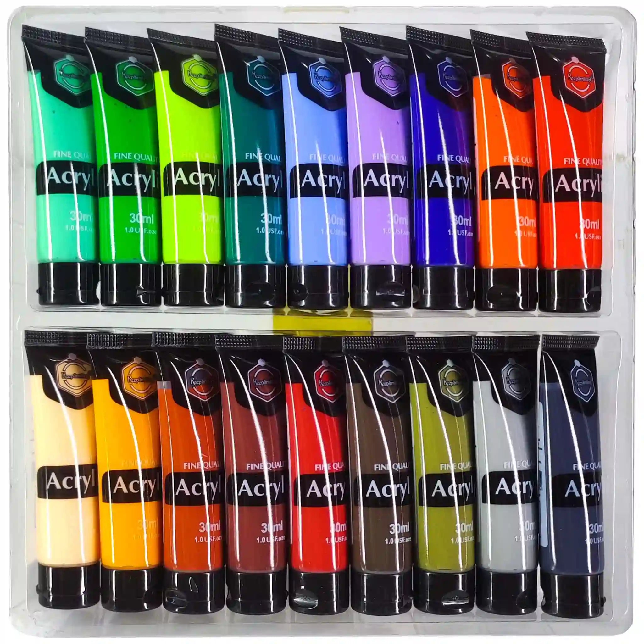 Keep Smiling Acrylic Paint Set 36Pcs B4030-36 - Saleemi Book Depot in pakistan