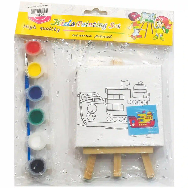 Keep Smiling Canvas Kids Painting Set - Saleemi Book Depot 
