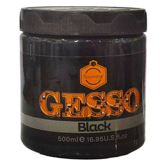 Keep Smiling Universal Black Acrylic Gesso Primer, 500mL - Saleemi Book Depot 
