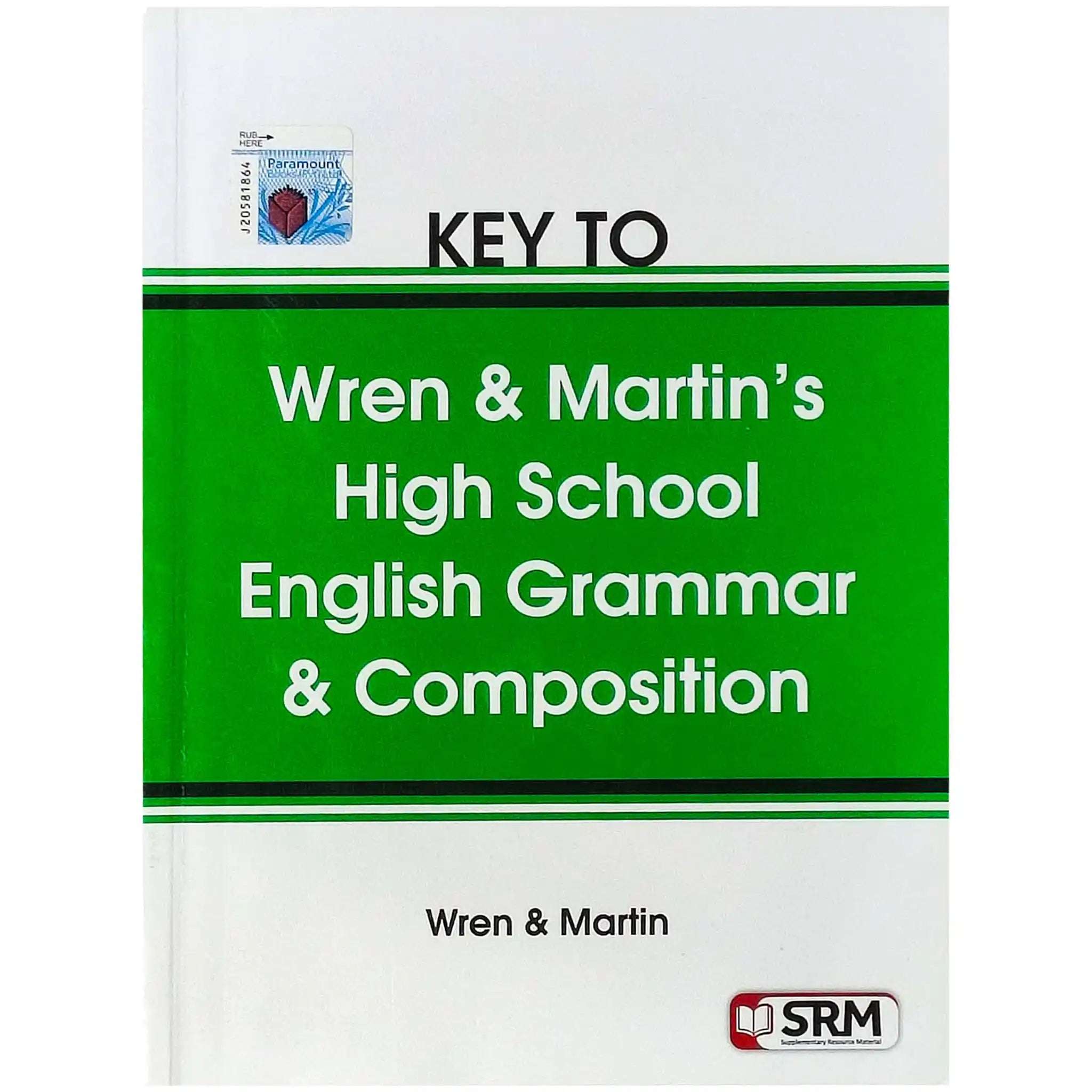 Key to High School English Gra Paramount - Saleemi Book Depot 