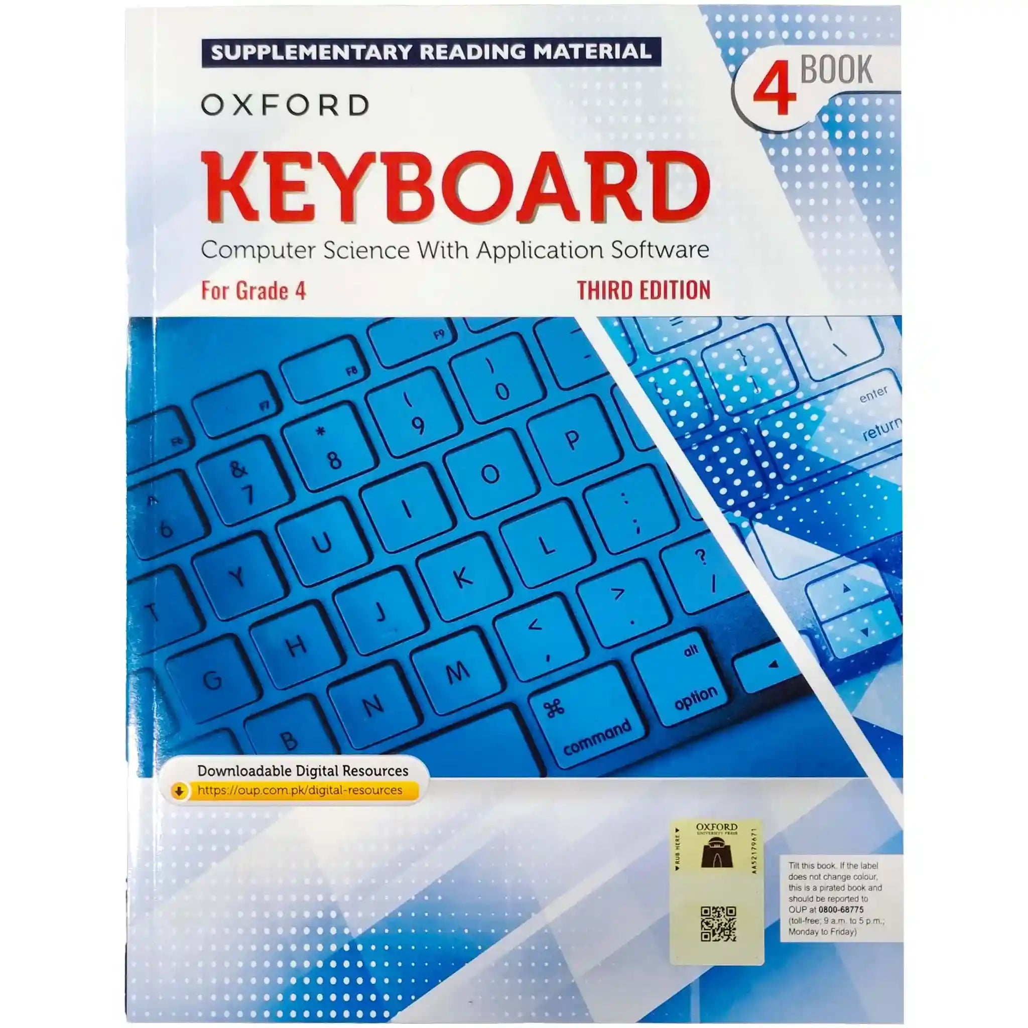 Keyboard Computer Book 4 Oxford - Saleemi Book Depot in pakistan