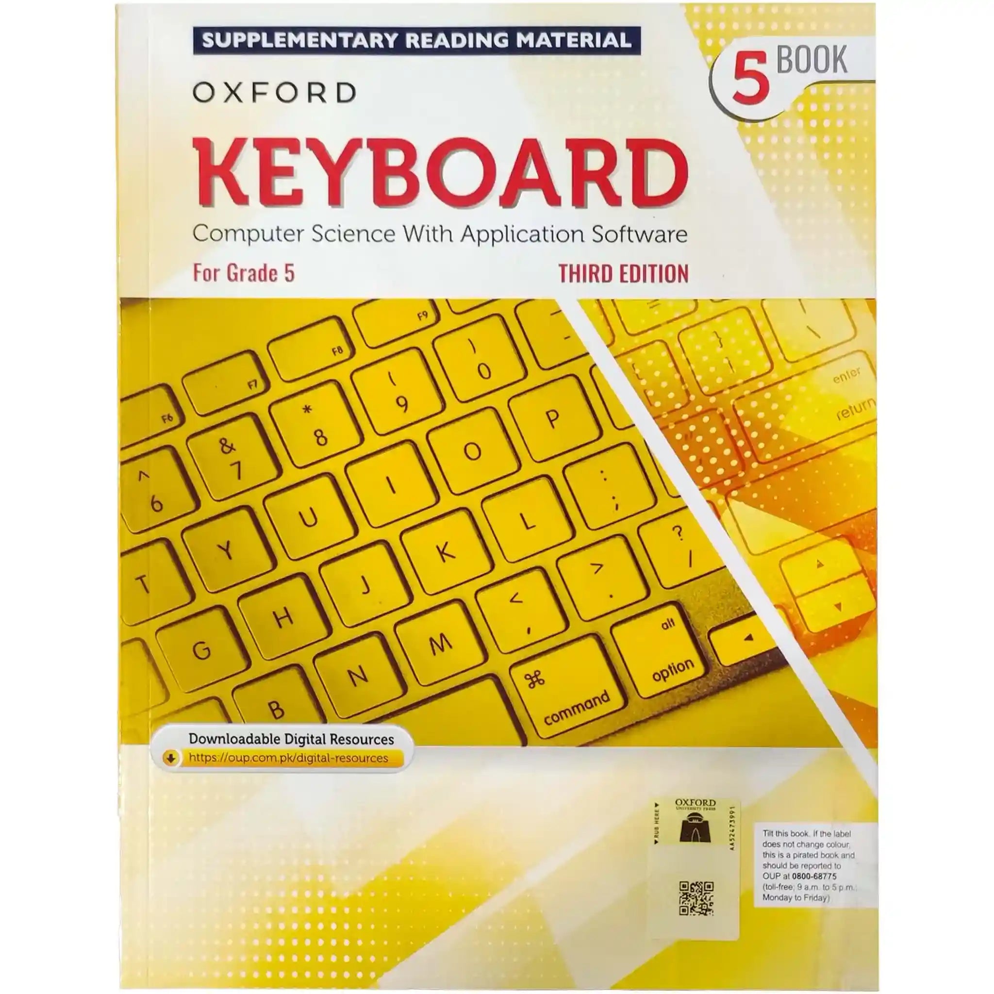 Keyboard Computer Book 5 Oxford - Saleemi Book Depot in pakistan