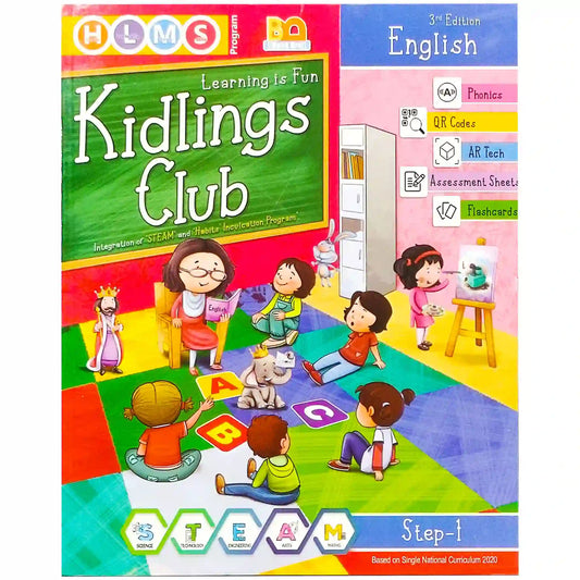 Kidlings Club English Step 1 SNC 1B281 Albakio - Saleemi Book Depot in pakistan