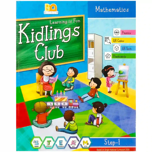 Kidlings Club Math Step 1 SNC 1B283 Albakio - Saleemi Book Depot in pakistan