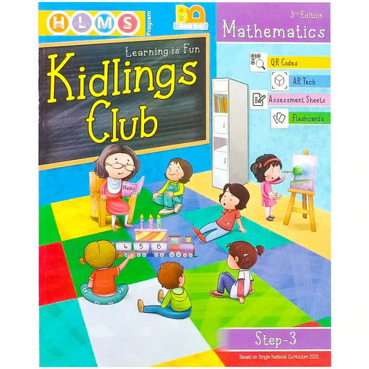 Kidlings Club Math Step 3 SNC 1B291 AlBakio - Saleemi Book Depot in pakistan