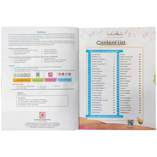 Kidlings Club Math Step 3 SNC 1B291 AlBakio - Saleemi Book Depot in pakistan