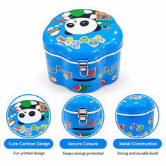 Kids Metal Panda Coin Box Piggy Bank