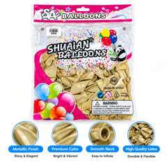 Latex Metallic Balloons