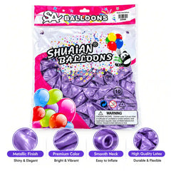 Latex Metallic Balloons