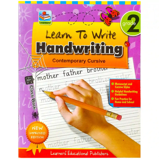 Learn To Write Handwriting Contemporary Cursive Grade 2